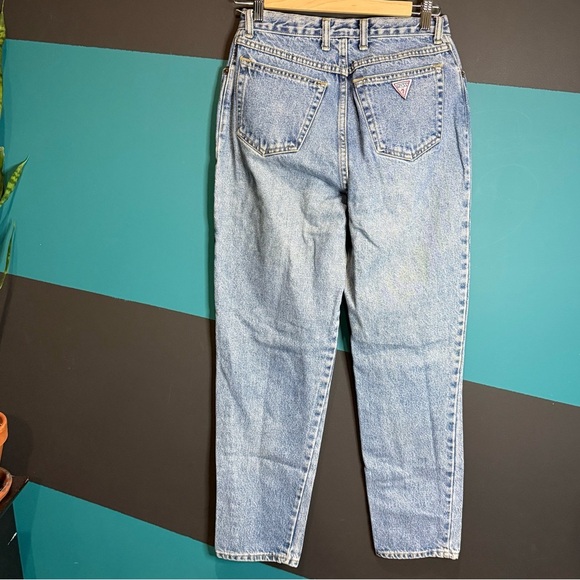 Vintage George Marciano Guess High-Waisted Jeans with Zippered Split Hem - Picture 4 of 12
